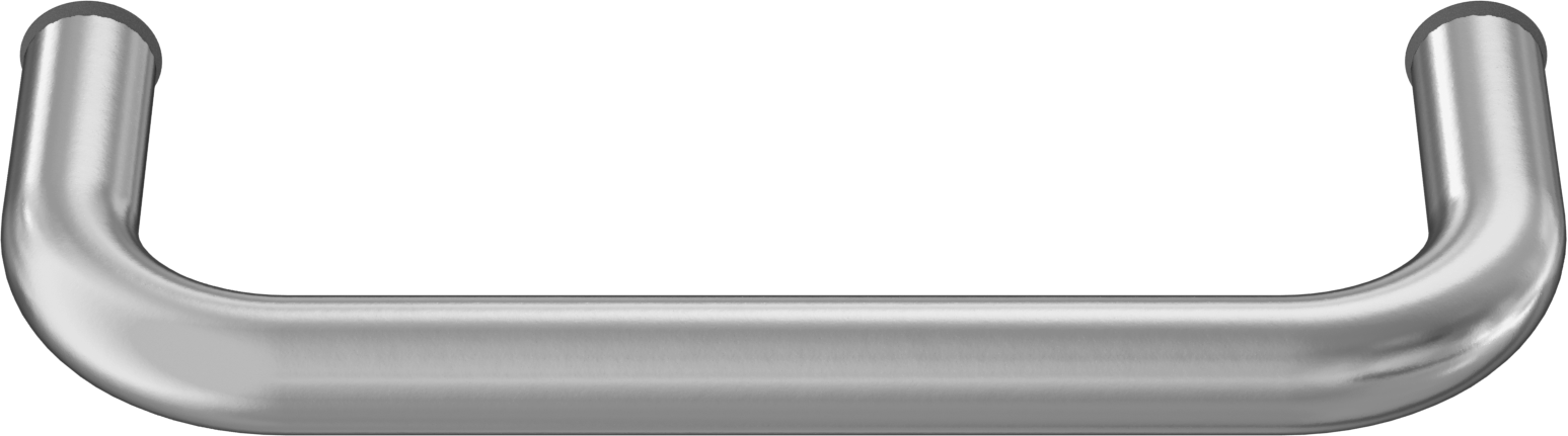 Gıda ve İçecek Dişli Delikli Çekme Kolu, EPDM Contası, Mat, 125 mm Merkezden Merkeze, 12 mm Tutma Çapı