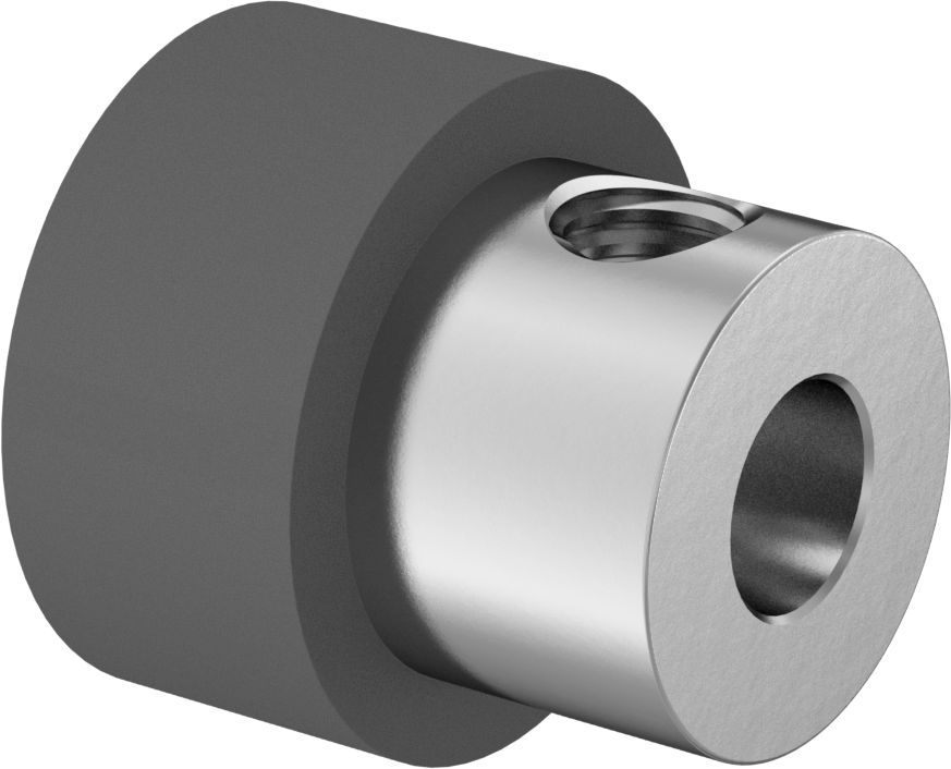 Dar Toleranslı Tahrik Silindiri, 12 mm Makara Çapı, 6 mm Makara Genişliği, 4 mm şaft çapı için