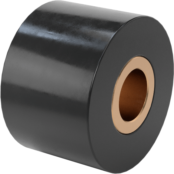 Aşınmaya Dayanıklı Avara Makarası, Avara, 1-1/2“ Çap x 1” Genişlikte Rulo, 1/2" Mil Çapı için