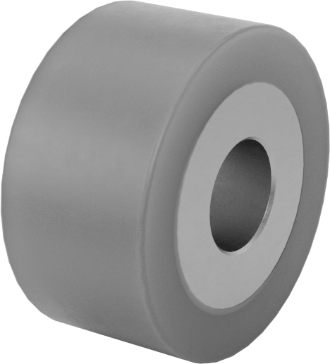 Aşınmaya Dayanıklı Avara Makarası, 3/4" Makara Çapı, 3/8" Silindir Genişliği, 1/4" Mil Çapı için