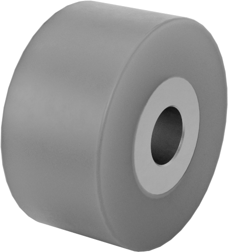 Aşınmaya Dayanıklı Avara Makarası, 1/2" Makara Çapı, 1/4" Silindir Genişliği, 1/8" Mil Çapı için
