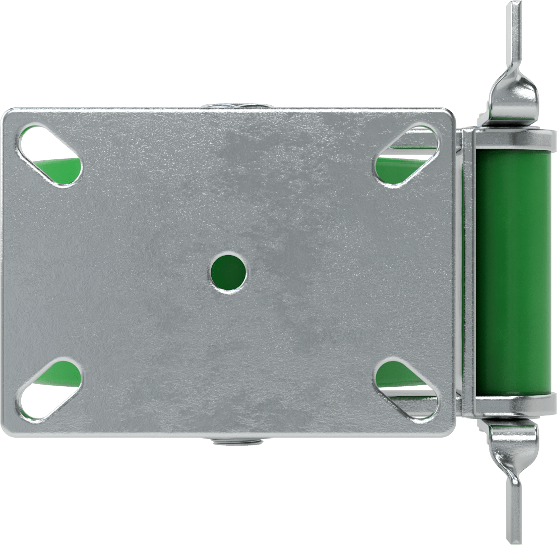 Ekstra Yüksek Kapasiteli Stronghart Tekerlek, 7-1/4“ x 5-1/4” Frenli Plaka ve 8“ x 4” Poliüretan Tekerlek