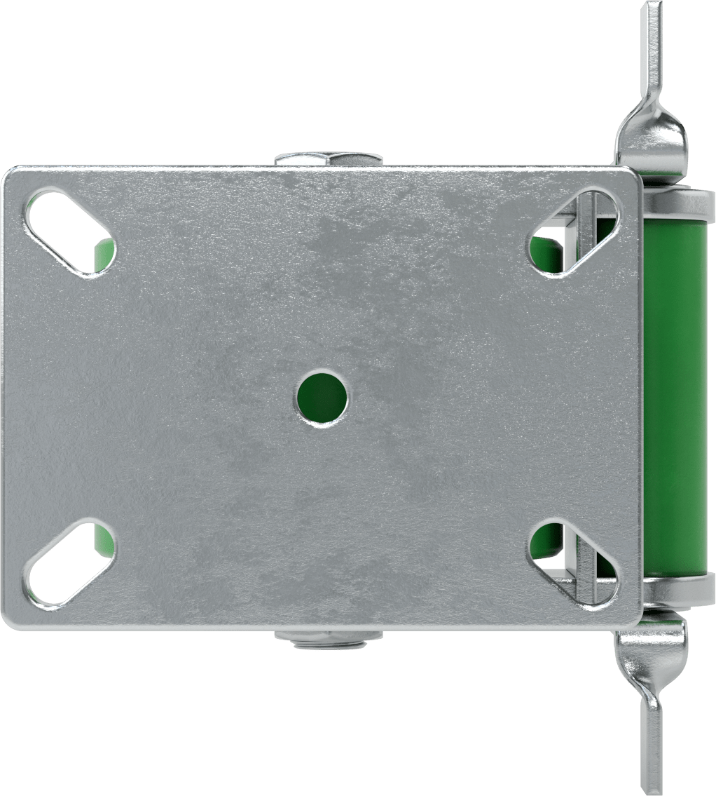 Ekstra Yüksek Kapasiteli Stronghart Tekerlek, 7-1/4“ x 5-1/4” Frenli Plaka ve 6“ x 4” Poliüretan Tekerlek