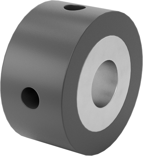 Aşınmaya Dayanıklı Düşük Profilli Tahrik Silindiri, 3/4" Makara Çapı, 3/8" Silindir Genişliği, 1/4" Mil Çapı için