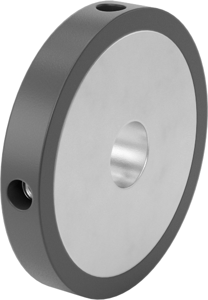 Aşınmaya Dayanıklı Düşük Profilli Tahrik Silindiri, 1-5/8" Makara Çapı, 1/4" Silindir Genişliği, 3/8" Mil Çapı