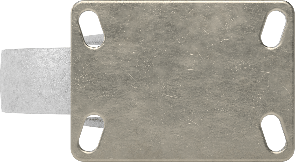 Yüksek Kapasiteli Spartan Tekerlek, 6-1/4“ x 4-1/2” Plaka, 8 inç Çapında Metal Tekerlekli Döner Tekerlek