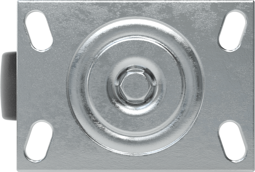 Yüksek Kapasiteli Spartan Tekerlek, 6-1/4“ x 4-1/2” Plaka, 5" Çaplı Fenolik Tekerlekli Döner