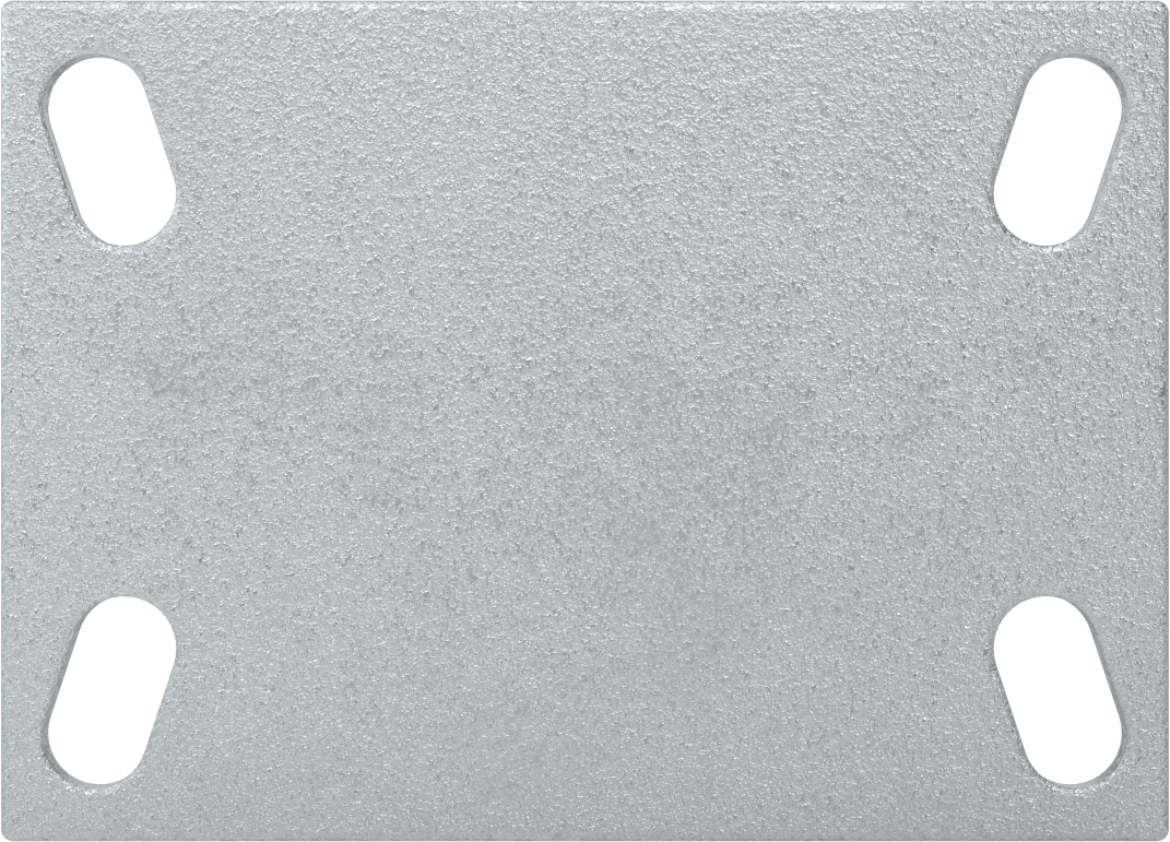Yüksek Kapasiteli Spartan Tekerlek, 6-1/4“ x 4-1/2” Plaka, 4" Çapında Fenolik Tekerlekli Sert