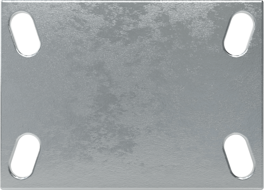 Yüksek Kapasiteli Spartan Tekerlek, 6-1/4“ x 4-1/2” Plaka, Rigid, 5" Çap Poliüretan Tekerlek