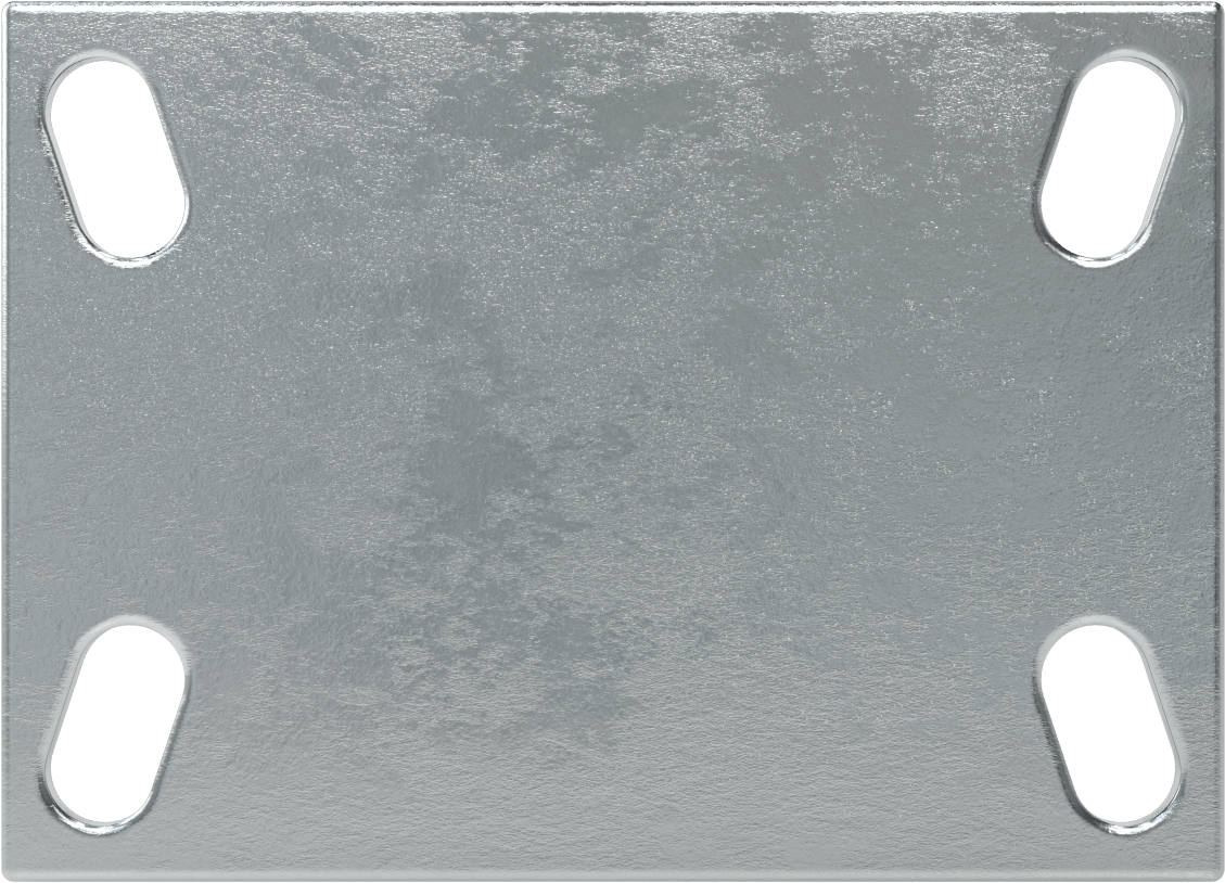 Yüksek Kapasiteli Spartan Tekerlek, 6-1/4“ x 4-1/2” Plaka, Rigid, 6" Çaplı Poliüretan Disk