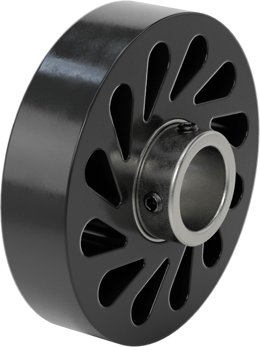 Flex-Grip Tahrik Silindiri, 35A Durometre, 4“ Çap x 29/32” Genişlikte Silindir, 1" Mil Çapı için
