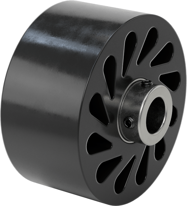 Flex-Grip Tahrik Silindiri, 20 A Durometre, 4“ Çap x 1-15/16” Genişlikte Silindir, 1-1/4" Göbek Çapı