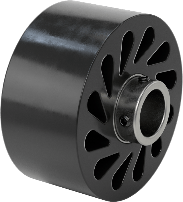 Flex-Grip Tahrik Silindiri, 20 A Durometre, 4“ Çap x 1-15/16” Genişlikte Silindir, 1" Mil Çapı için