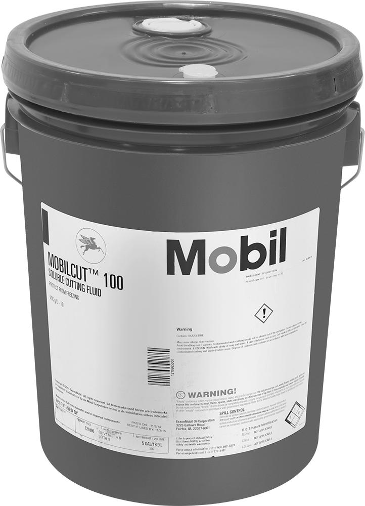 Mobil Mobilcut 100 Soğutma Suyu, 5 Galon Kova