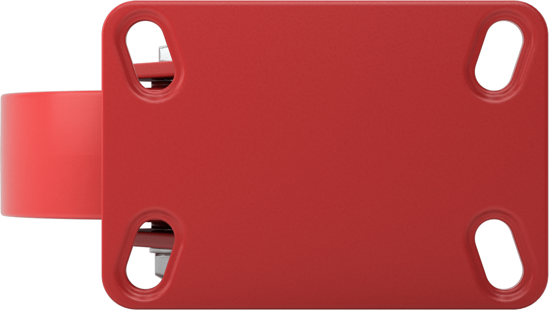 6-1/2“ x 4-1/2” Plakalı Yüksek Kapasiteli Kingston Tekerlek, 6" Çaplı Metal Tekerlekli Döner Tekerlek