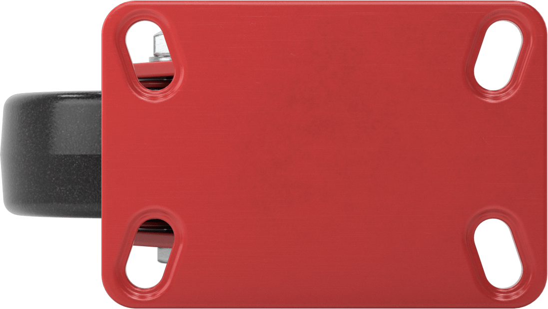 6-1/2“ x 4-1/2” Plakalı Yüksek Kapasiteli Kingston Tekerlek, 6 inç Çapında Fenolik Tekerlekli Döner Tekerlek