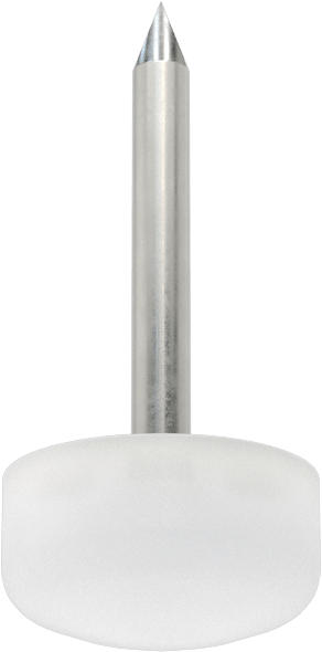 Çekiçle Takılan Koruyucu Ayaklar, 3/8" Çapında Plastik Taban ile
