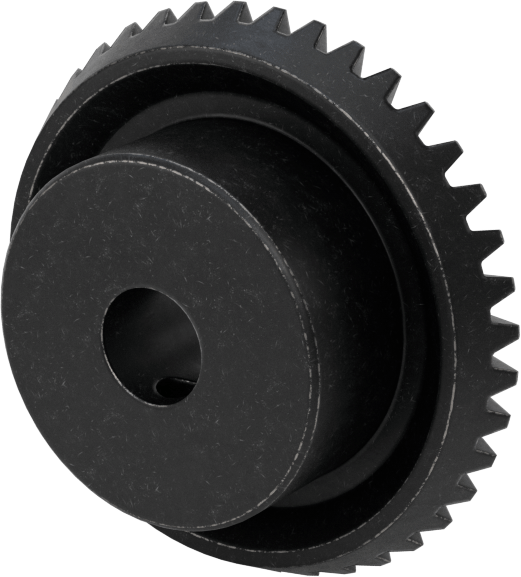 Metal Konik Dişli, 8 mm Yüz Genişliği, 1,25 Modül, 2:1 Hız Oranı