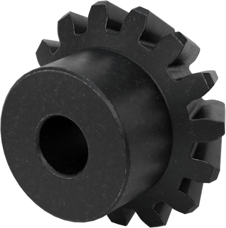 Metal Eğimli Pinyon, 8 mm Genişlik Yüzü, 1,5 Modül, 2:1