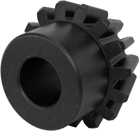 Metal Eğimli Pinyon, 6 mm Genişlik Yüzü, 1 Modül, 3:1