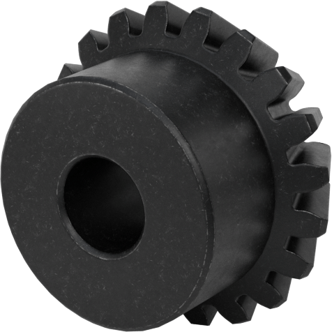 Metal Eğimli Pinyon, 6 mm Genişlik Yüzü, 1 Modül, 2:1