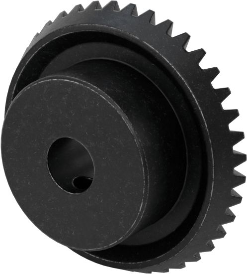 Metal Konik Dişli, 6 mm Yüz Genişliği, 1 Modül, 2:1 Hız Oranı