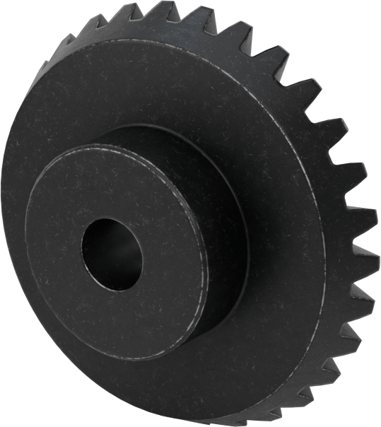 Metal Konik Dişli, 11 mm Yüz Genişliği, 2 Modül, 2:1 Hız Oranı
