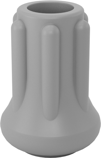 Kauçuk Tabanlı Giydirilebilir Koruyucu Ayaklar, Güçlendirilmiş tabanlı 3/8“ bacak dış çapı ve 51/64” çaplı taban için