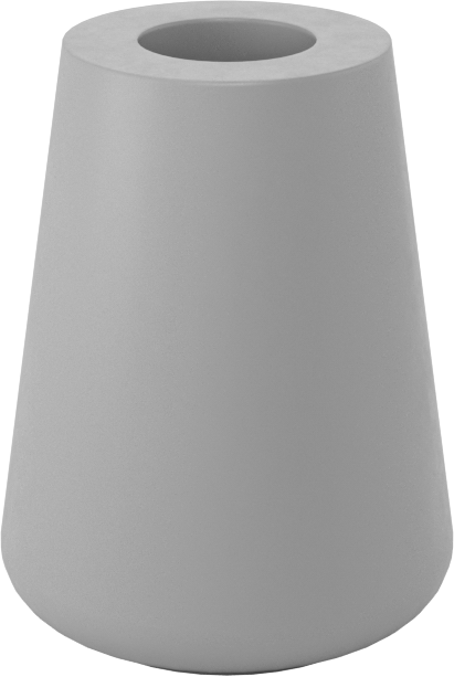 Kauçuk Tabanlı Giydirilebilir Koruyucu Ayaklar, 1/4“ Ayak Dış Çapı, Güçlendirilmiş Taban ve 41/64” Çaplı Taban için
