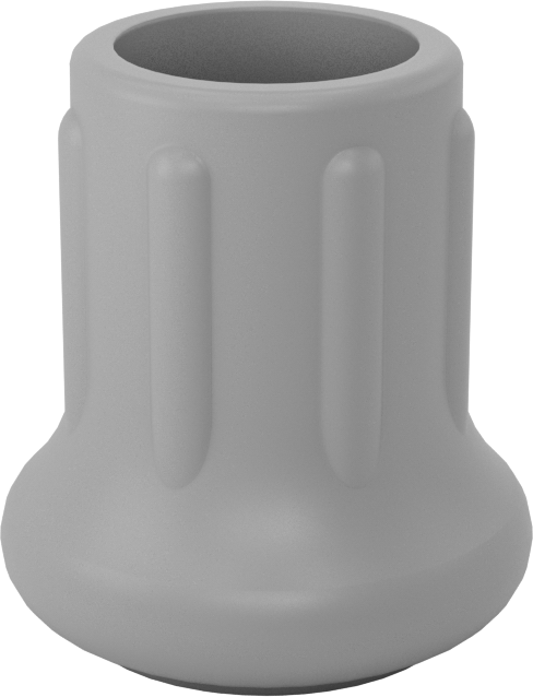 Kauçuk Tabanlı Giydirilebilir Koruyucu Ayaklar, 1-1/16“ Çaplı Tabanlı 5/8” Ayak Dış Çapı için
