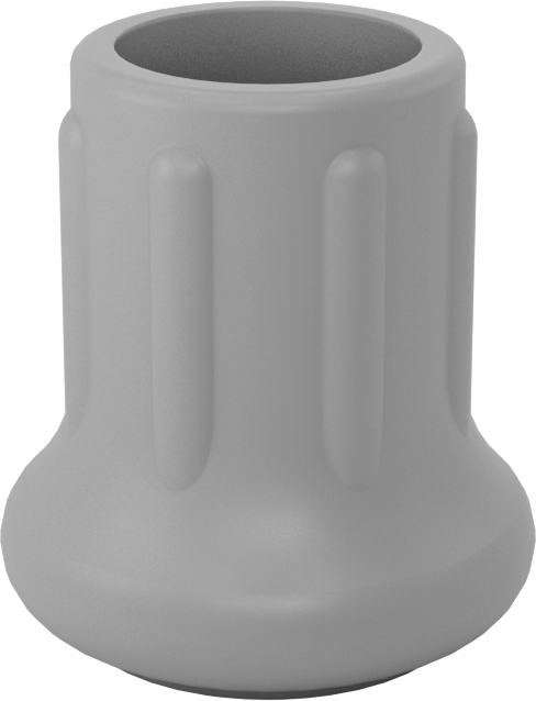 Kauçuk Tabanlı Giydirilebilir Koruyucu Ayaklar, 1-1/16“ Çaplı Tabanlı 5/8” Ayak Dış Çapı için