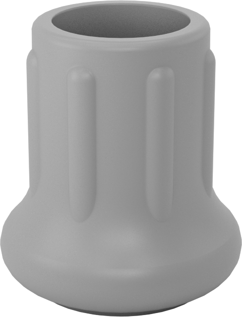 Kauçuk Tabanlı Giydirilebilir Koruyucu Ayaklar, 1-1/16“ Çaplı Tabanlı 5/8” Ayak Dış Çapı için