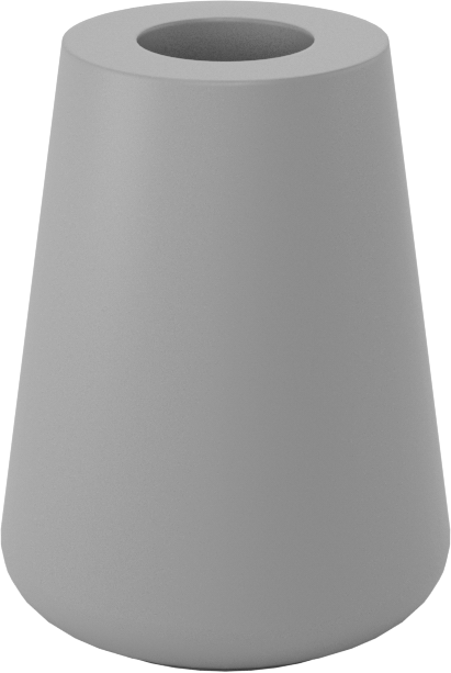 Kauçuk Tabanlı Giydirilebilir Koruyucu Ayaklar, 1/4“ Ayak Dış Çapı, Güçlendirilmiş Taban ve 41/64” Çaplı Taban için
