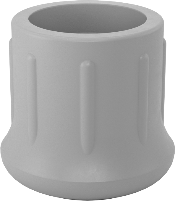 Kauçuk Tabanlı Giydirilebilir Koruyucu Ayaklar, UV Dayanıklı, 1-1/4" Ayak Dış Çapı