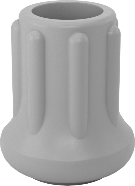 Kauçuk Tabanlı Giydirilebilir Koruyucu Ayaklar, 61/64“ çaplı tabanlı 1/2” bacak dış çapı için