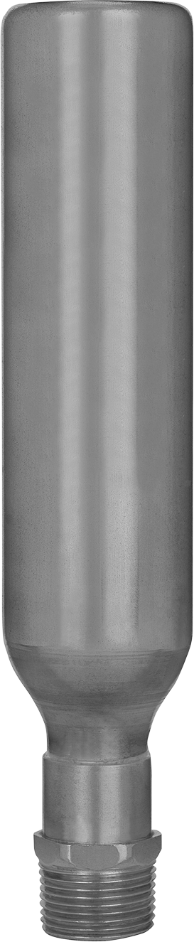 Su Darbesi Önleyici, 1 NPT Erkek Giriş, 2-1/8“ Çap x 10-1/8” Yükseklik, Bakır