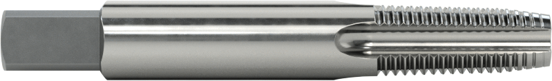 Kaplamasız Yüksek Hızlı Çelik Boru ve Kanal Tapası, Yüksek Hızlı Çelik, Standart Pah, 1/16 NPT, 2-1/8" Toplam Uzunluk