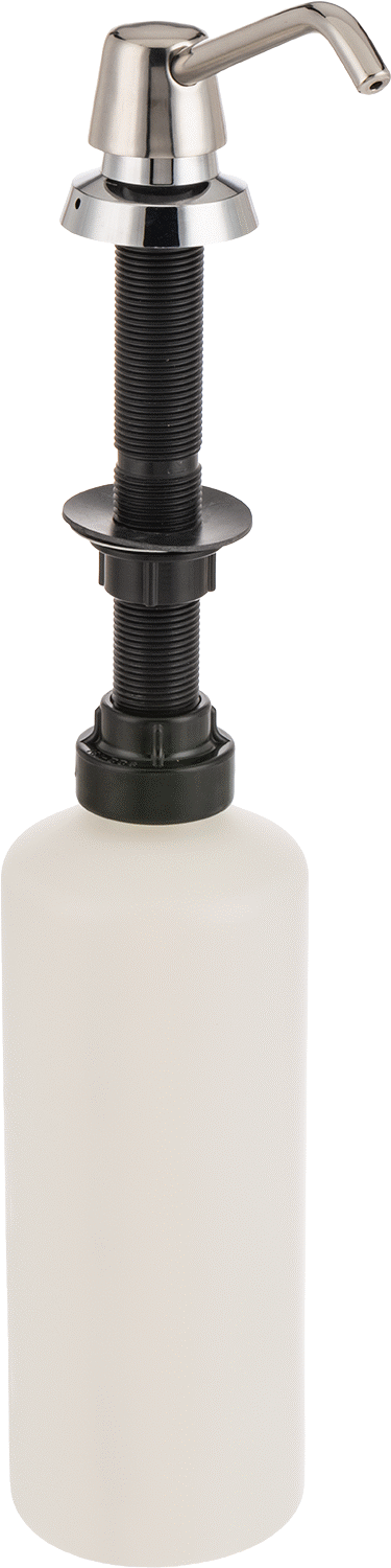 Tezgah Üstü Sabunluk, 34 FL oz Kapasite, 4" Uzunlukta Ağızlık