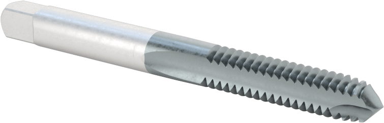 Sol Dişli Talaş Temizleme Kılavuzu, Titanyum Karbonitrür Kaplamalı Yüksek Hızlı Çelik, 1/4"-20 Diş Boyutu