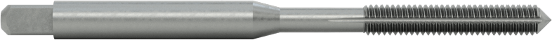 Talaşsız Kılavuz, Kaplamasız Yüksek Hızlı Çelik, Standart Pah, M3 x 0,5 mm Dişli