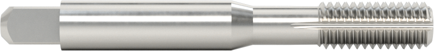 Talaşsız Kılavuz, Kaplamasız Yüksek Hızlı Çelik, Standart Pah, M8 x 1,25 mm Diş