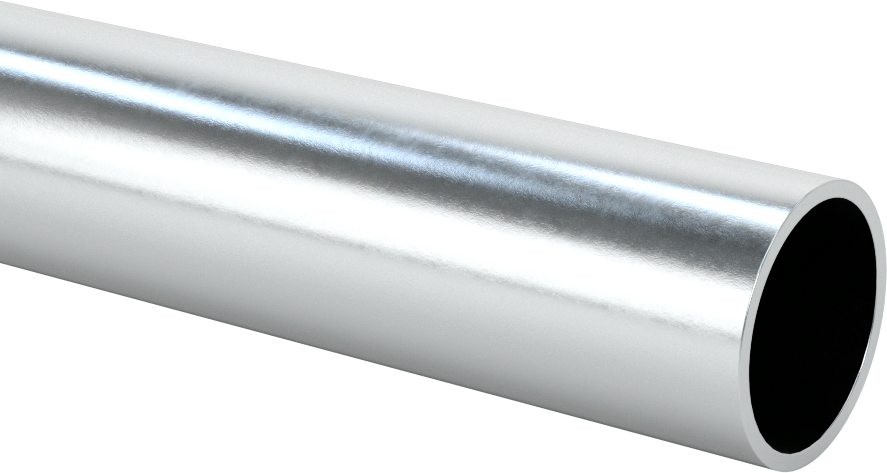 Çinko Kaplı Çelik Kelepçeli Çerçeve Rayı, 1.08" OD