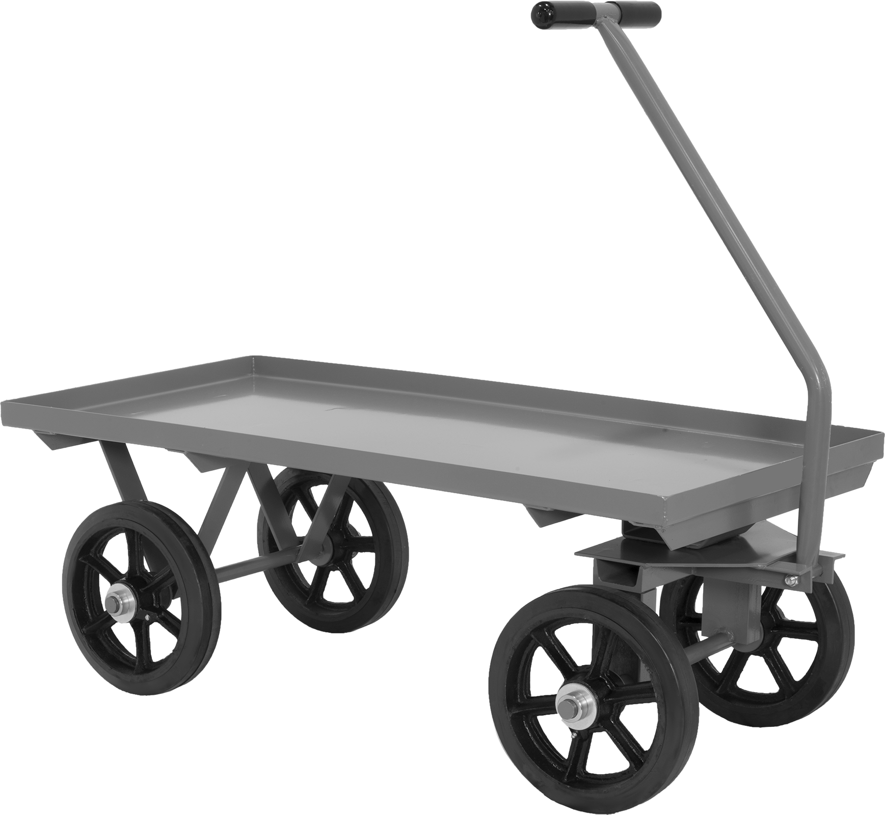 Çelik Vagon, 3500 lbs. Kapasite, 48“ x 30” x 16-1/2" Kenarlı Platform