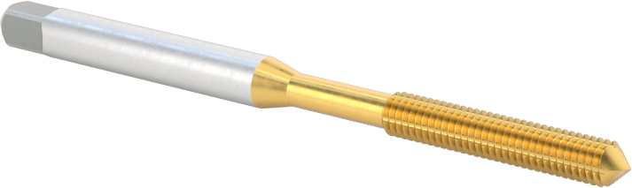 Talaşsız Kılavuz, TiN Kaplamalı Yüksek Hızlı Çelik, Standart Pah, M3 x 0,5 mm Diş Boyutu