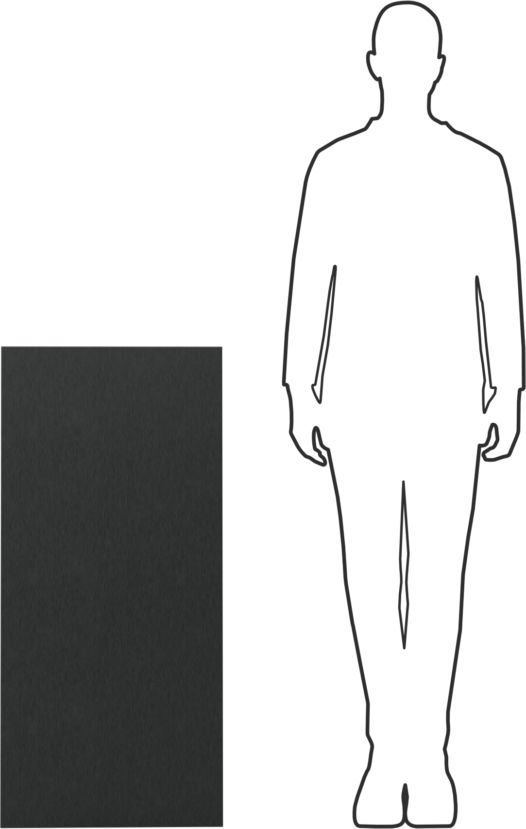 Kaygan Statik Elektrik Giderici Garolit, 18" x 39", 1/8" Kalınlık