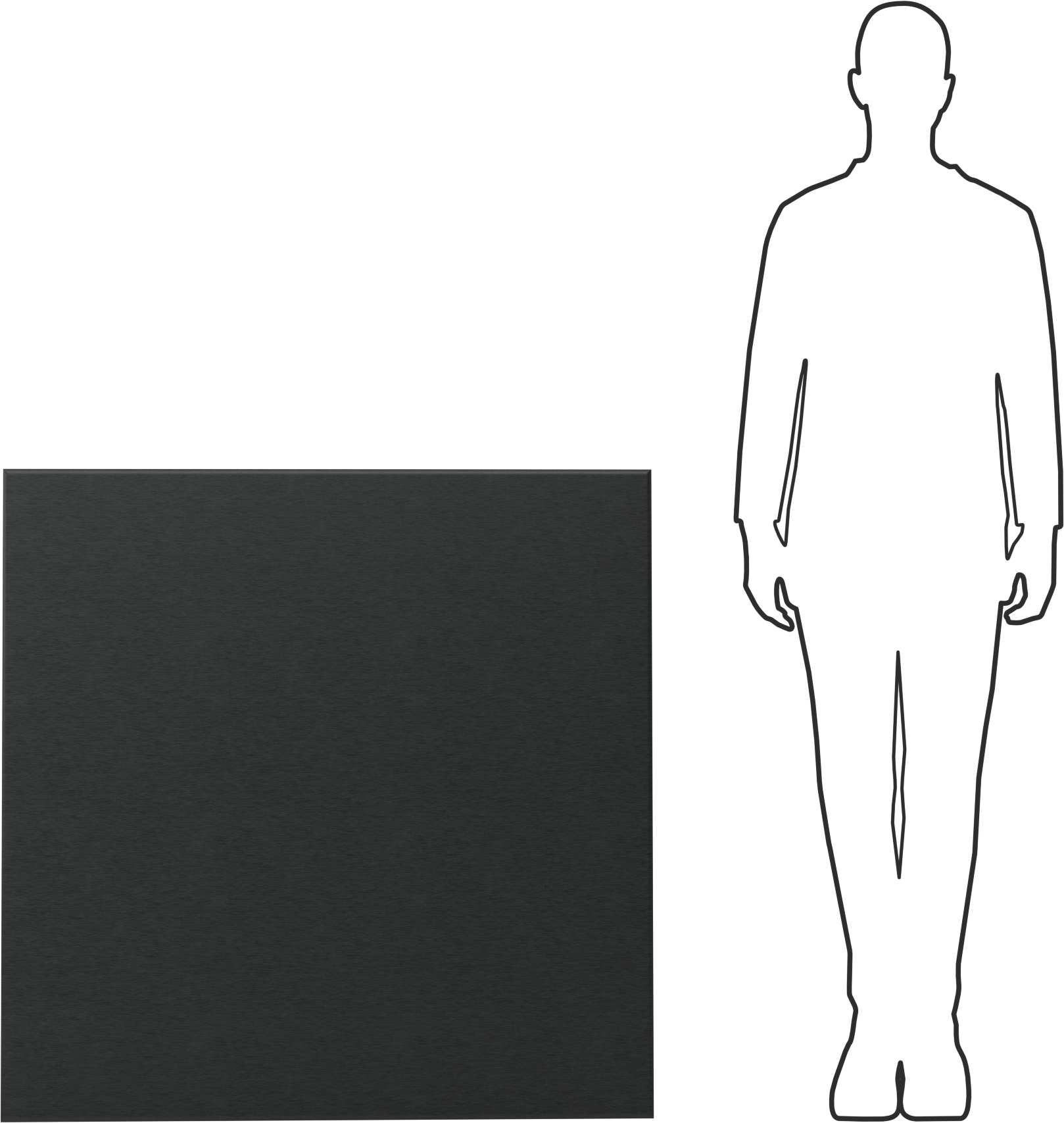 Kaygan Statik Elektrik Giderici Garolit, 39" x 39", 1/8" Kalınlık
