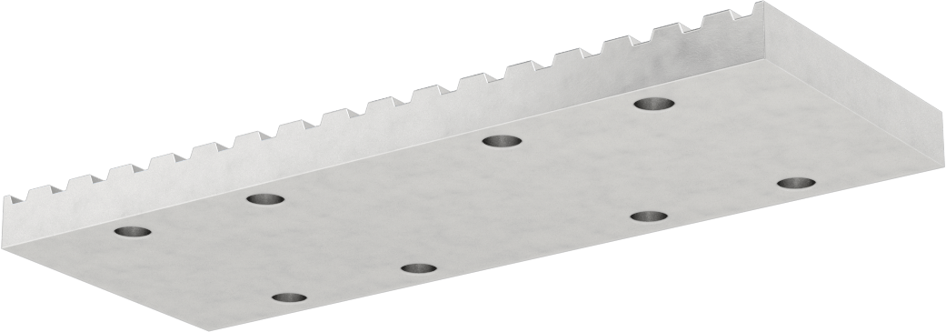 Anma Ölçüsü L Zaman Kayışı için 6,3“ Uzunluk x 2,36” Genişlik Uç Plakası