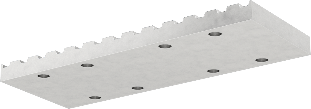 Anma Ölçüsü H Zaman Kayışı için 6,3“ Uzunluk x 2,36” Genişlik Uç Plakası