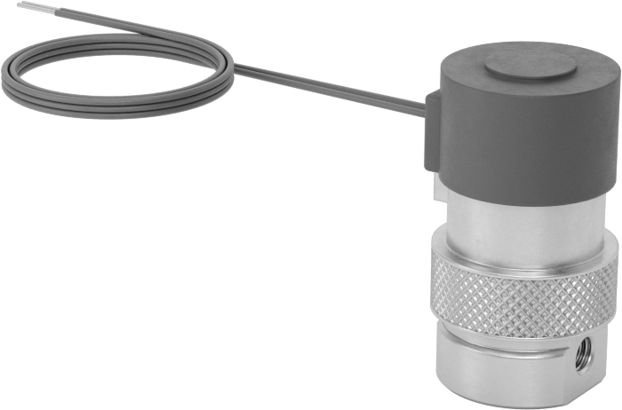 Kompakt Solenoid Akış Ayar Valfi, Arıza Kapalı, 24V DC, 10-32 Dişli Dişi