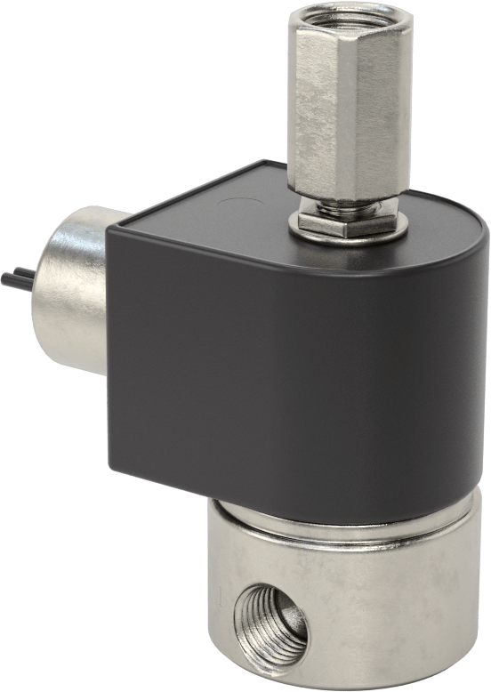 Kompakt Dişli Solenoid Yön Değiştirme Valfi, 60 V AC ve 120 V AC, 1/4 NPT Dişi, 0,17 Akış Katsayısı